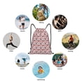 thumbnail image 5 of Fotbe Ladybugs 2 Bolsa Mochila con Cordón Estampada, Bolsa de Gimnasio Deportiva, Bolsa Cinch, Bolsa con Cordón para Hombres y Mujeres-Medium, 5 of 5