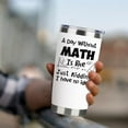 thumbnail image 2 of Math Teacher Gift 20oz White Math Travel Tumbler Gifts For Teacher Women Men From Student Graduation Appreciation Presents Math Classroom Decorations For Teachers Cup Gift Set With Lid Straw, 2 of 6