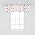 thumbnail image 2 of Ambesonne Flamingo Window Valance, Summer Ice Cream Berry, 42" x 18", Multicolor, 2 of 3