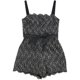 thumbnail image 1 of Alexis Womens Angara Romper Mono, Negro, Grande, 1 of 1