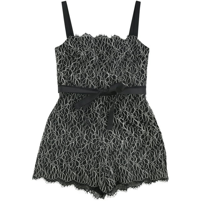 Alexis Womens Angara Romper Mono, Negro, Grande