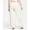 thumbnail image 3 of Bar III Women's Pockets Elastic Waist Crinkle-Texture Pull-On Pants Trunk Wood (Trunk Wood, S), 3 of 3