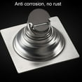 thumbnail image 6 of 1 Pcs Stainless Steel Shower Drain Cover, Square Shower Floor Drain, Stainless Steel Drainer with Removable Cover Grid Grate for Kitchen, Bathroom, Garage, Basement, 6 of 6