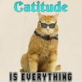 thumbnail image 2 of CafePress - Catitude Tote Bag - Unisex Canvas Tote Bag, Beige, 1-Piece, 2 of 6