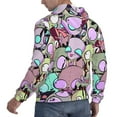 thumbnail image 4 of Invader Zim Sweatshirt For Mens Fashion Hoodies Pullover Athletic Daily Hoody Hooded Gift, 4 of 7