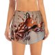 thumbnail image 2 of Balery Coffee Beans Chocolate Splash Pantalones cortos deportivos para mujer con forro y dos bolsillos, elásticos, para entrenamiento, gimnasio, yoga-X-Large, 2 of 7