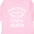 thumbnail image 4 of Inktastic Handpicked for Earth By My Granny in Heaven with Angel Wings Boys or Girls Long Sleeve Toddler T-Shirt, 4 of 5