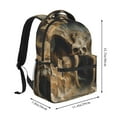 thumbnail image 2 of Rocae Ancient Skull Cave Landscape Print Lightweight Casual Backpack Travel Hiking Backpack Carry on Laptop Backpack, 2 of 5