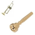 thumbnail image 4 of Trumpet Mouthpiece, Easy To Wipe Accurate Polishing Trumpet Mouth Stable Performance Durable  For Musical Instrument Gold, 4 of 8