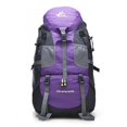 thumbnail image 2 of 50L Large Capacity Unisex Outdoor Hiking Backpack, Waterproof Lightweight Breathable Material With Comfortable Adjustable Shoulder Straps And Even Weight, 2 of 4