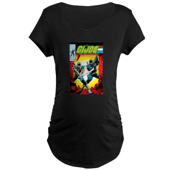 CafePress - G.I. Joe Who's On Cobra Women's Maternity T Shirt - Maternity Dark T-Shirt