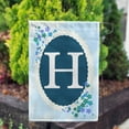 thumbnail image 3 of America Forever Spring Monogram Garden Flag Letter H 12.5 x 18 inches Double Sided Vertical Outdoor, Yard, Lawn, Beautiful Flowers, Floral Design, Summer Farmhouse Garden Flag, 3 of 5