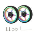 thumbnail image 3 of Ruedas fáciles de usar para neumáticos auxiliares de bicicleta plegable. Pieza de repuesto para ruedas giratorias. Cuerpo grueso colorido, 3 of 9