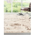 thumbnail image 3 of Unique Loom Finsbury Collection Area Rug - Diana (9' x 12' Rectangle Beige/Ivory), 3 of 10