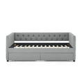 thumbnail image 6 of Teza Twin Size Daybed with Drawers - Gray, 6 of 16