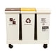 thumbnail image 1 of Cubo de basura de cocina con ruedas, contenedor de basura rectangular, impermeable. 36 litros, 1 of 9