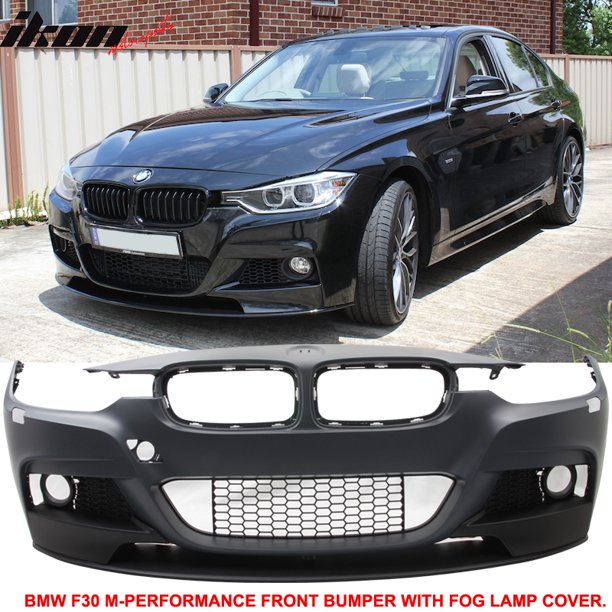 Compatible With 12 18 F30 3series M Performance Front Bumper Cover Conversion Fog Cover Pdc Walmart Com Walmart Com