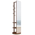 thumbnail image 2 of Furvclv Full Length Mirror, Unique Oversized Floor Mirror With Clothes Rack And Storage Shelf, Multifunctional Mirror For Living Room Bedroom Cloakroom, 2 of 9
