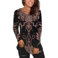 thumbnail image 1 of Qiopertar Mode T-shirt Décontracté à Manches Courtes pour Femmes, Col Rond, Imprimé, en Solde, Livraison Gratuite à Moins de 5$, jusqu'à 90 % de Réduction, 1 of 5