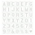 thumbnail image 2 of ZenCart 42Pcs Letter Stencils Set Multipurpose Symbol Numbers Craft Stencils Reusable Alphabet Templates DIY Art Projects, 2 of 8