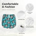 thumbnail image 4 of Balery Skull Cat Pantalones cortos deportivos para mujer con forro y dos bolsillos, elásticos, para entrenamiento, gimnasio, yoga-Medium, 4 of 7
