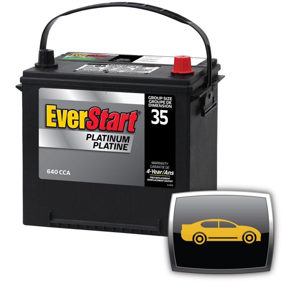 EverStart AUTO PLAT-MAXX-35N – 12 Volts, Batterie automobile, groupe 35, 640 ADF