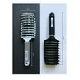 thumbnail image 5 of Styling Hair Brush Curved Vented Boar Bristle , 2 PACK, Anti-static Detangler, Thick, Fine, or Curly Hair, Wet or Dry Use, Fast Blow Drying, Use on Long or Short Hair. White & Black Brush Set, 5 of 7