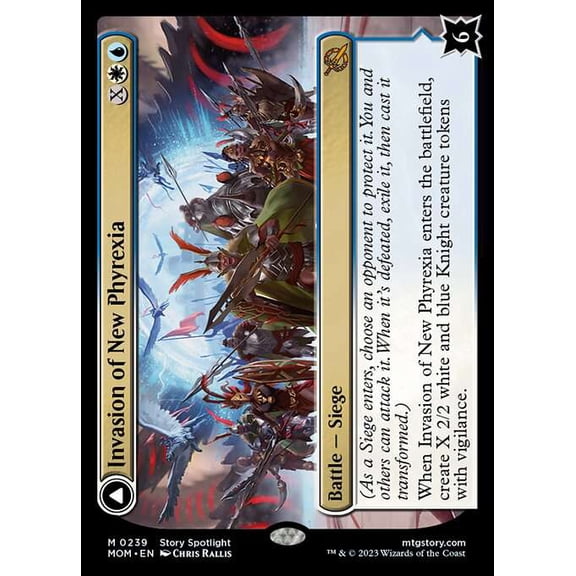 MtG March of the Machine Mythic Rare Invasion of New Phyrexia // Teferi Akosa of Zhalfir [FOIL] #239
