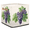 Multicolor 4, variant on CURLYOOT Ladybugs Cube Storage Bin, 13 x 13 x 13 Storage Cube Bins for Organizing, Cute Cartoon Fabric Foldable Closet Baskets with Handles for Closet, Shelves, Clothes