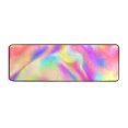 thumbnail image 6 of 2' x 6' Hallway Runner Rugs Modern Floor Carpet Non Slip Entryway Mat Bedroom Bathroom Kitchen Abstract Rainbow Tie-dye Pink, 6 of 7