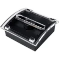 thumbnail image 3 of Sticky Notes Clear Top Pop-up Note Dispenser, 3 x 3 Super Sticky Yellow Notes, Black, 3 of 4