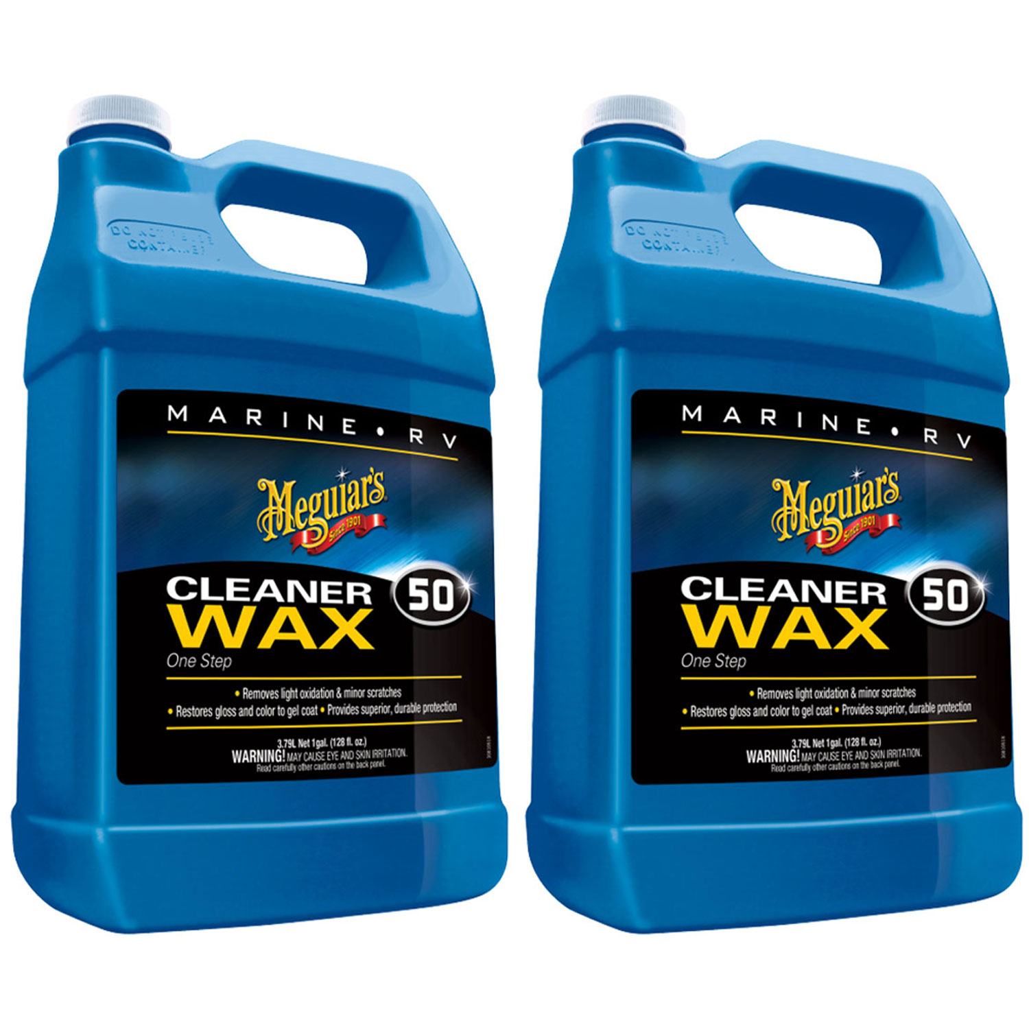 Meguiar's Marine/RV 1 Step Non Abrasive Wax Protective Cleaner, 1 Gal