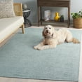 thumbnail image 3 of SAFAVIEH Montauk Azura Distressed Area Rug, Turquoise, 5' x 8', 3 of 8