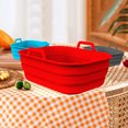 thumbnail image 4 of CSChome Foldable Baking Pan Foldable Baking Pan Non-Stick Silicone Fryer Cooking Pan Heat-Resistant Foldable Baking Tray for Home Kitchen Silicone Fryer Mold, 4 of 6