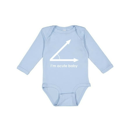 

Inktastic I m Acute Baby Gift Baby Boy or Baby Girl Long Sleeve Bodysuit