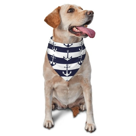 Xecao Anchors for Pet Bandana - A Stylish Triangle Accessory for Small to Large Dogs Puppies and Cats