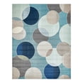 thumbnail image 3 of Unique Loom Chromatic Collection Area Rug - Seaside (8' x 10' Rectangle Blue/Beige), 3 of 7