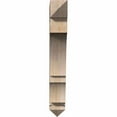 thumbnail image 2 of Ekena Millwork 5 1/2"W x 32"D x 40"H Balboa Arts & Crafts Smooth Bracket, Douglas Fir, 2 of 13