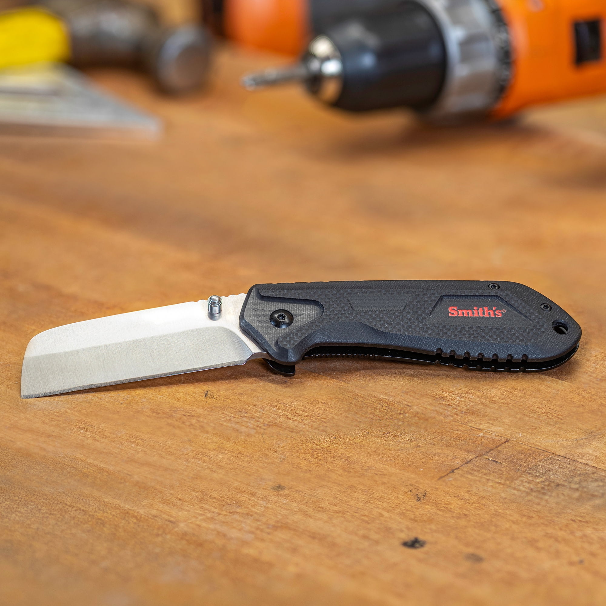 SMITH'S EDGEWORK-SITE 51241 WHARNCLIFFE FOLDING KNIFE BLACK