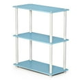 thumbnail image 3 of Furinno 23.6 W x 11.6 D x 29.5 H 3-Shelf Decorative Shelves, Blue and White, 3 of 7
