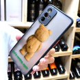 thumbnail image 5 of Funda mate para OPPO A97 A96 A95 A94 A93 A92 A78 A74 A73 A72 A57 A55 A54 A53 A17 A16 4G 5G Funda traviesa t-oso de peluche pareja, 5 of 5
