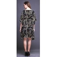 thumbnail image 2 of Bimba Leaves Womens Short Beach Kaftan Beachwear Bikini Coverup Midi Dress-S-L, 2 of 5