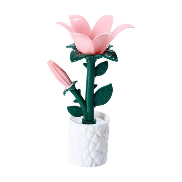 Lámpara de escritorio con forma de flor, funciona con pilas, bonita luz de noche, lámpara de mesita de noche, ambiente Fresia