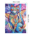 thumbnail image 1 of Gato Taladro Completo Gato Punto De Cruz Especial, Decoración De Punto De Cruz En Forma De Pintura De Diamante DIY Manualidades Ilustraciones Decoración De La Pared Del Hogar, 1 of 7