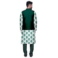 thumbnail image 3 of Atasi Traditional Mens Dupion Silk Kurta Pajama Set With Nehru Jacket Men Wear, 3 of 3