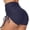 L87-Navy, variant on xfsWaSs Women Workout Shorts High Waisted Biker Shorts with Side Drawstring Ruched Stretchy Athletic Shorts Yoga Gym Leggings Short