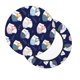 thumbnail image 2 of Balery Mom And Baby Owls Fundas de asiento para taburete de bar redondo de tela de terciopelo ajustables que protegen de arañazos y manchas para sillas de 14 a 17 pulgadas.-13 inch, 2 of 7