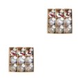 thumbnail image 2 of relayinert Brighten Up Christmas Tree Christmas Ball Decorations Thoughtful Presents Christmas Decorations D 2Set, 2 of 6