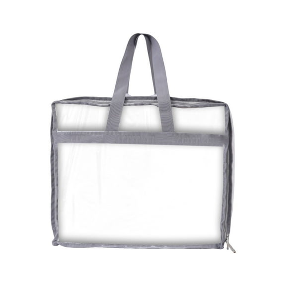 Clear Zippered Storage Bags for Clothes, Closet Organizers and Storage Vinyl Bag for Bedding, Linen, Blankets, Comforters, Clothes & Toys Multi Purpose & Space Saver PVC Organizers