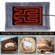 thumbnail image 4 of Almohadilla térmica para mascotas, película calefactora Usb, cálida, plegable, impermeable, para coche, mascota, reptil, invierno, cálido, Cli, 4 of 5